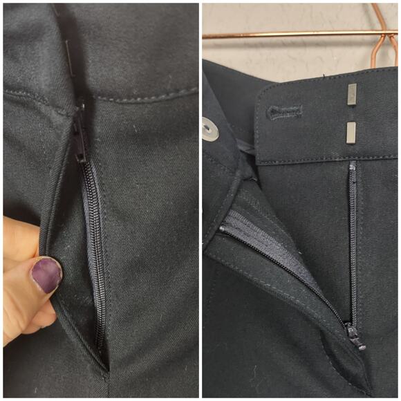 Talbots Outlet Navy Dress Cotton Blend Pants Size 10 - Picture 3 of 15